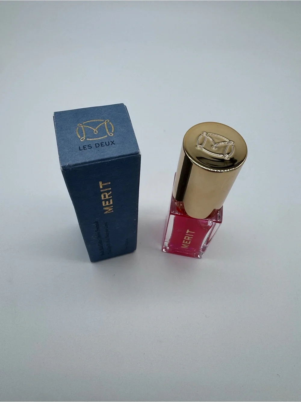 MERIT Shade Slick Gelée Tinted Lip Oil Les Deux NIB